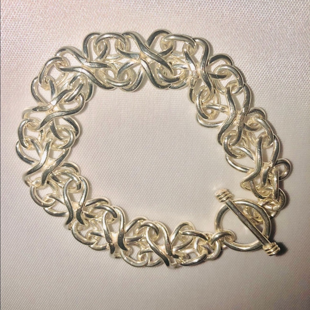 925 Detailed Silver Bracelet